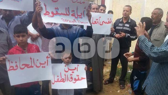 بالفيديو والصور.. مدرسة الموت تهدد حياة المئات من طلاب كفر الشيخ