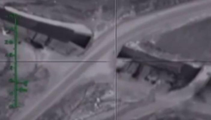 بالفيديو.. مقاتلات روسية تضرب مركزا قياديا لتنظيم جيش الإسلام