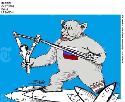 كاريكاتير.. بشار بالنسبة إلى روسيا “مجرد أداة”