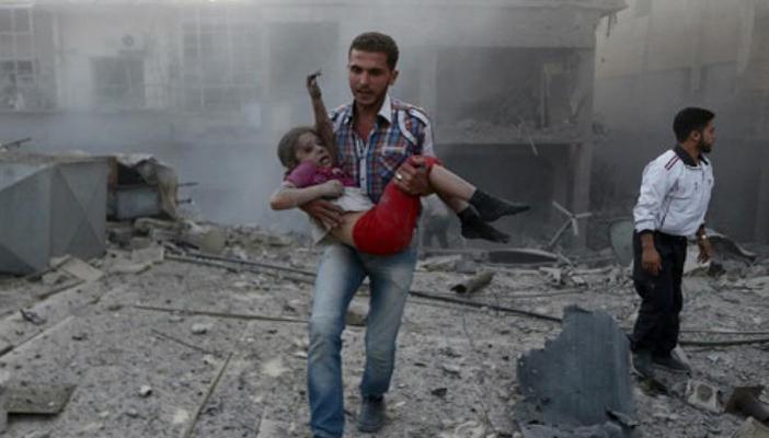 مقتل 28 طفلا في غارات جوية سورية- روسية على حلب