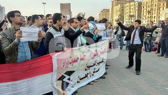 بالصور.. وقفات احتجاجية بميدان التحرير وجامعة أسيوط