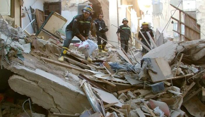 انهيار 10 منازل بالبحيرة بسبب سوء الأحوال الجوية