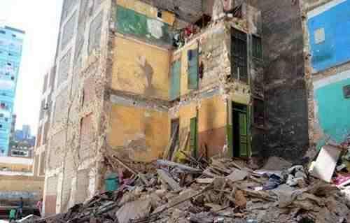 مصرع 2 وإصابة 5 في انهيار عقار بـ”حي الصوفي” بالفيوم