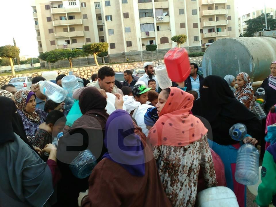 بالفيديو.. انقطاع المياه في برج العرب لليوم الرابع على التوالي