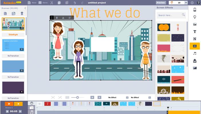 Animaker.. خدمة لإنشاء فيديوهات رسوم متحركة بسهولة