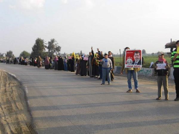 سلسلة بشرية في أبو كبير ضمن فعاليات أسبوع “قاوموا الظلم”