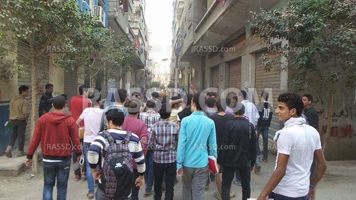 مسيرة لطلاب الشرقية تطالب بالإفراج عن المعتقلين