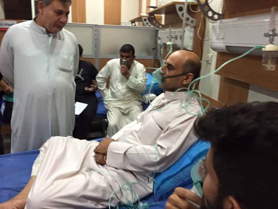 ارتفاع  أعداد المصابين باستنشاق غازات ضارة في البحيرة إلى 32 مصابًا