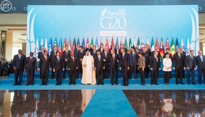 أردوغان يرفض وضع أعلام الدول الـ20 على الأرض