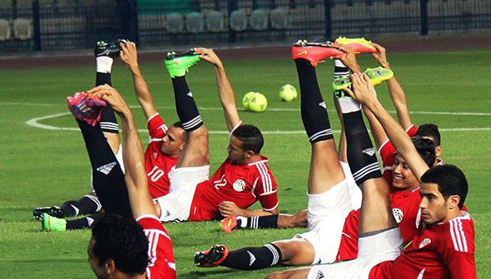 مران أخير للمنتخب قبل مباراة تشاد
