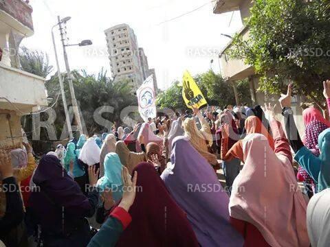 مسيرة مناهضة للانقلاب في كفر الدوار بداية أسبوع “قوتنا في وحدتنا”
