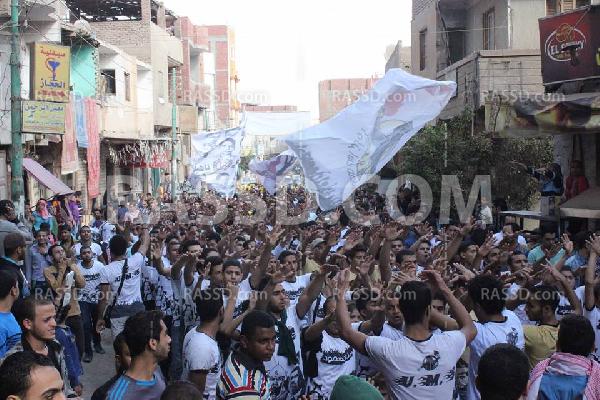 صور| ألتراس مصر السياسي يشارك في تظاهرة بـ”ناهيا”