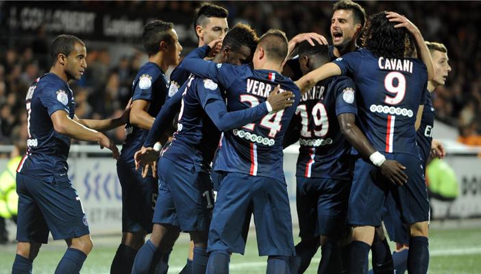 سان جيرمان يفوز على لوريان بهدفي هيرفن وماتويدي