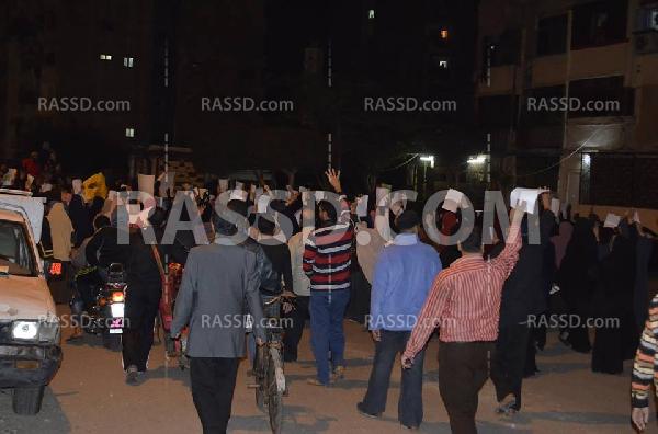 “بورسعيد” تتظاهر للتنديد بالانتهاكات بحق المعتقلين