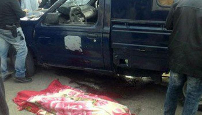 النيابة تعاين موقع مقتل 4 شرطيين بمنطقة “سقارة” على يد مجهولين