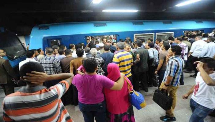 توقف حركة المترو بخط “حلوان- المرج”