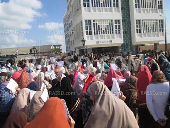 طلاب دمنهور ينظمون مسيرة رفضًا لبراءة المخلوع