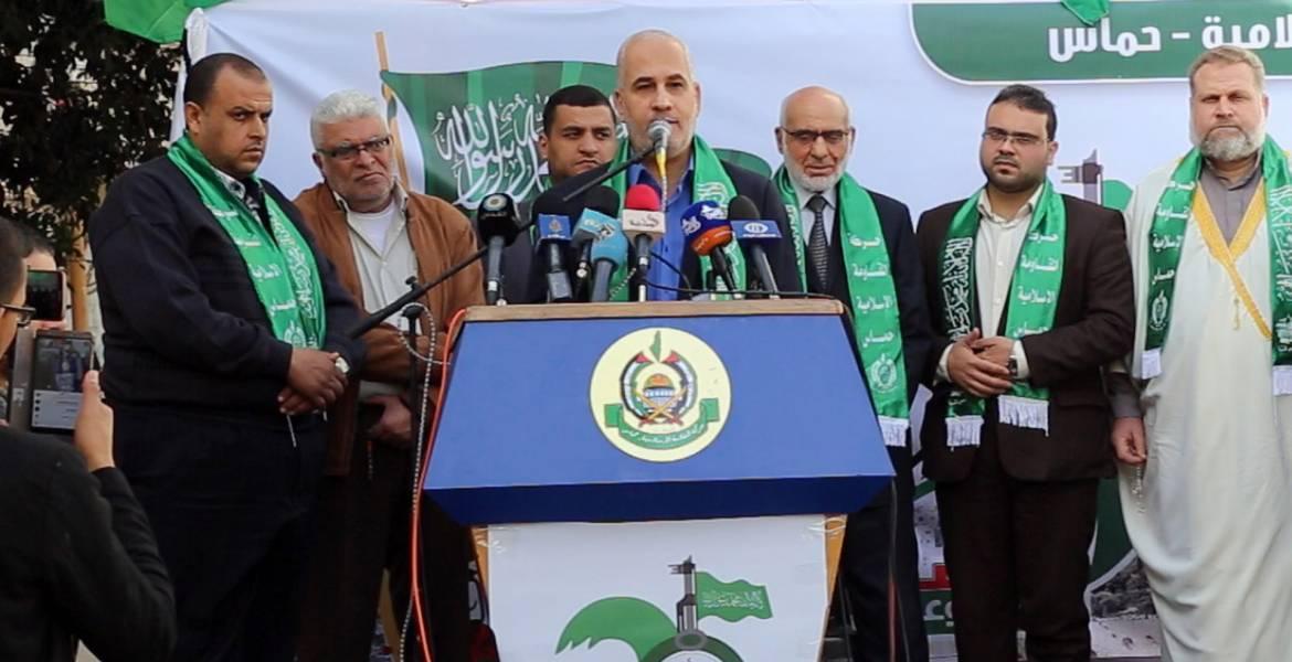 حماس تعلن عن بدء فعاليات انطلاقتها التاسعة والعشرين