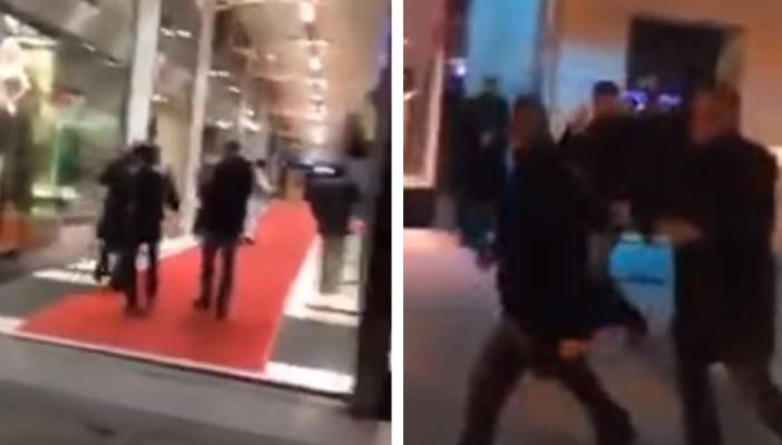 بالفيديو.. لحظات خروج المعتدين على أحمد موسى بعد القبض عليهم بفرنسا