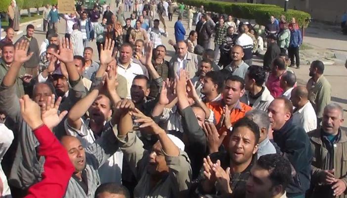 عمال مصنع التغذية بالمنيا يطالبون بالتثبيت