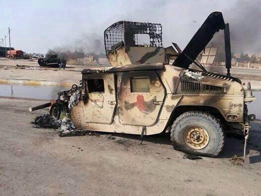 خاص لـ”رصد”: مجهولون يهاجمون سيارة “هامر” تابعة لقوات الصاعقة بسيناء