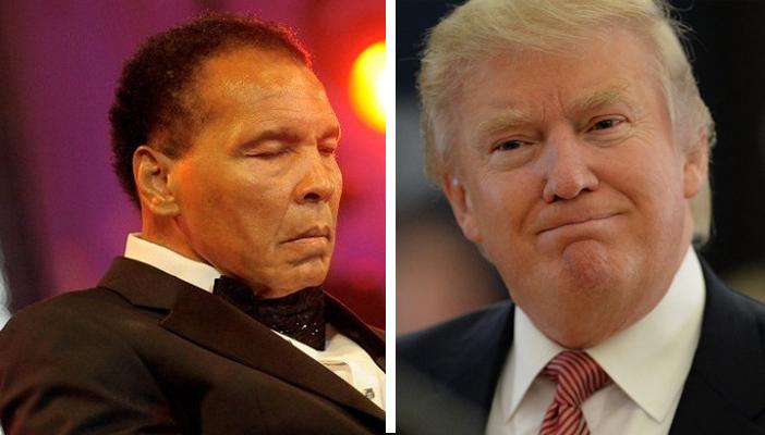 محمد علي كلاي يدين عنصرية تصريحات “ترامب” ضد المسلمين