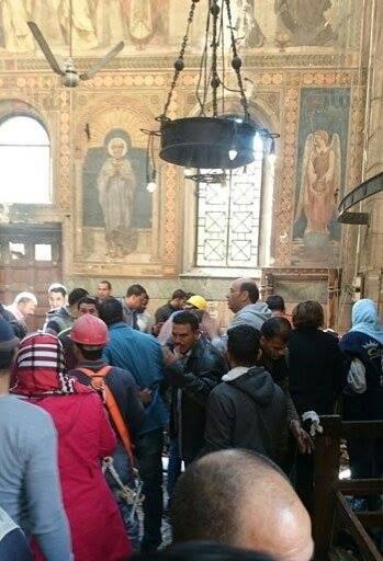 مصدر أمني: القنبلة انفجرت داخل الكاتدرائية