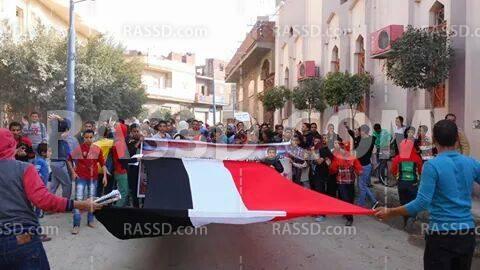 في ختام أسبوع القصاص والاصطفاف.. مسيرة حاشدة لشباب حوش عيسى