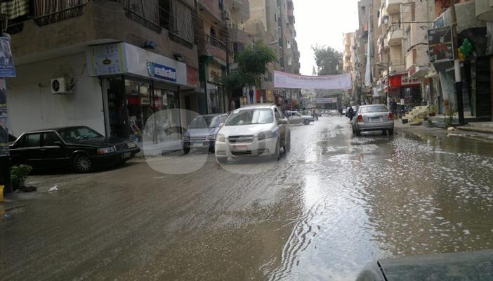 بالصور.. الأمطار تغرق شوارع بني سويف ومخاوف من تكرار أزمة الإسكندرية