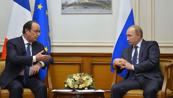 اتفاق فرنسي روسي على تبادل المعلومات بشأن العمليات ضد “تنظيم الدولة”