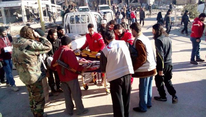 وصول 118 من جرحى الزبداني ومرافقيهم إلى إدلب السورية