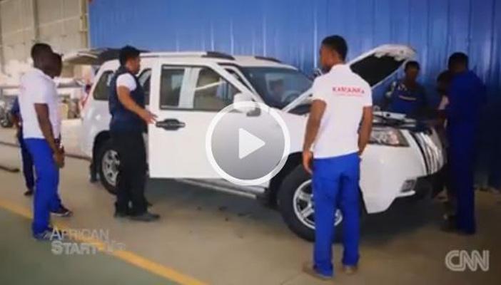 بالفيديو.. إنتاج أول سيارة دفع رباعي تحمل اسم “صنع في غانا”