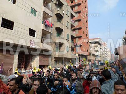 مسيرة لتحالف الشرعية بالمنصورة تحت شعار ” الشعب يشعل ثورته “