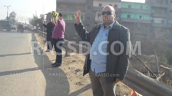 سلسله بشرية لرافضى الإنقلاب بالدقهلية