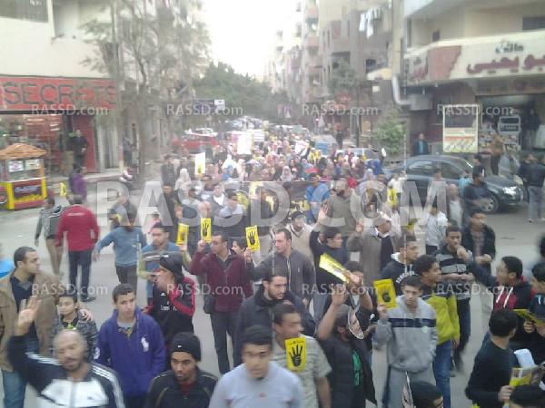 مسيره لتحالف دعم الشرعية بحدائق حلوان