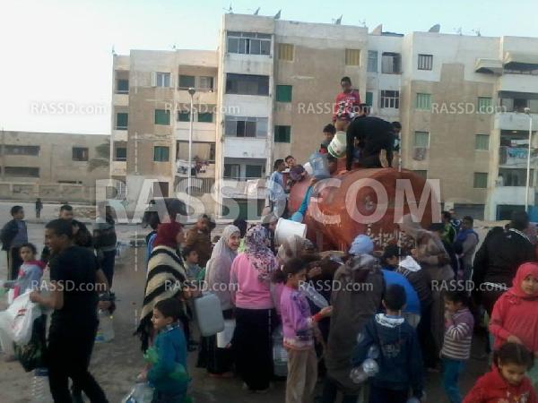 برج العرب بدون مياه منذ ثلاثة أيام