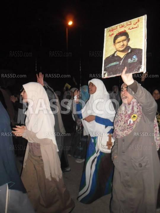 احتجاجات مناهضة للانقلاب بالشيخ زايد