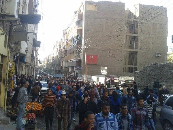 أمن الأنقلاب يعتدي على مسيرة بأسيوط