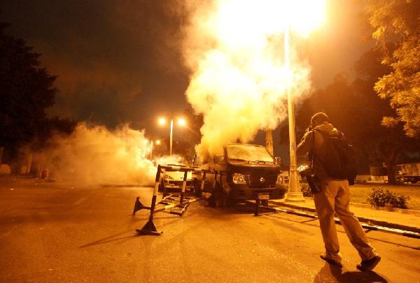 أمن الانقلاب يعتدي على متظاهري الزقازيق بقنابل الغاز