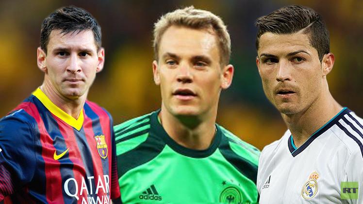 بالفيديو| رونالدو وميسي ونوير مرشحو الفيفا للفوز بـ”أفضل لاعب”