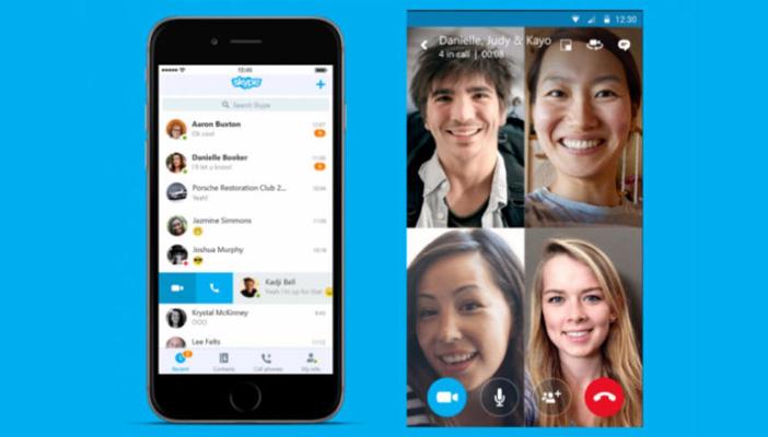 “سكايب” تطلق ميزة مكالمات الفيديو الجماعية علي الهواتف الحديثة