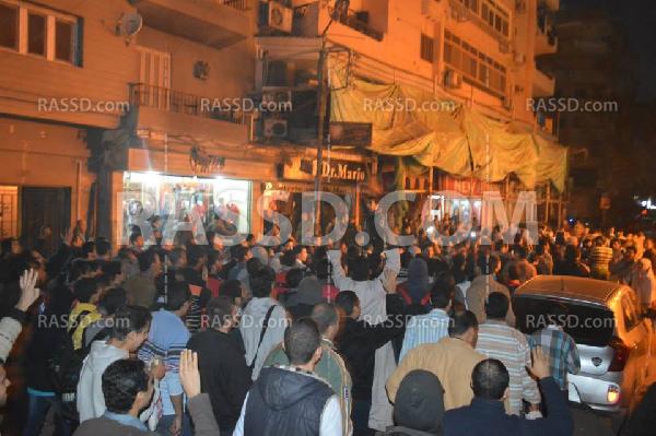 مسيرة ليلية رافضة للإنقلاب بطنطا