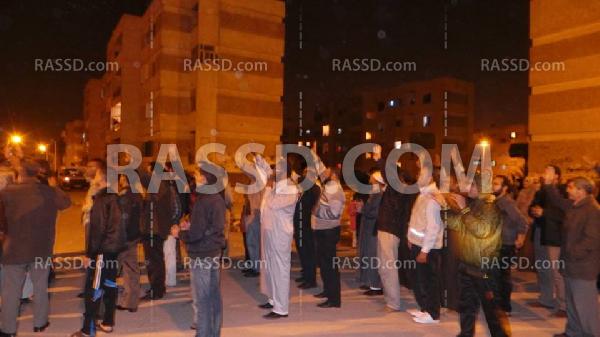 مسيرة ليلية لأهالى برج العرب رفضا لنتيجة الإستفتاء