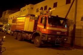 المتظاهرون يشعلون النار في مدرسة الحوتية بمحيط الداخلية