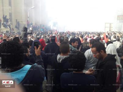 مسيرة لـ “الإولتراس”  من التجمع للاحتفال بالحكم في قضية “بورسعيد”