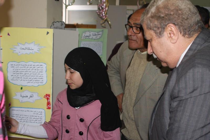 سكرتير محافظة المنوفية يشهد معرض العلوم والهندسة لطلاب المدارس