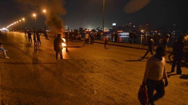 متظاهرون يقطعون كوبري6 أكتوبر اعتراضا على نتائج الحوار الوطني