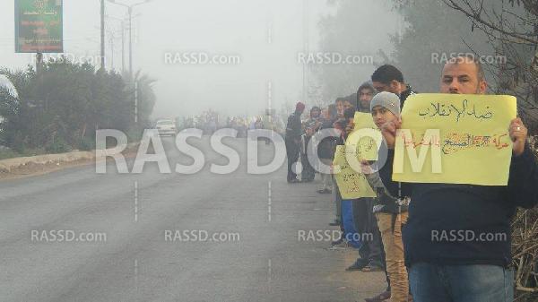 سلاسل بشرية لتحالف دعم الشرعية بالدقهلية