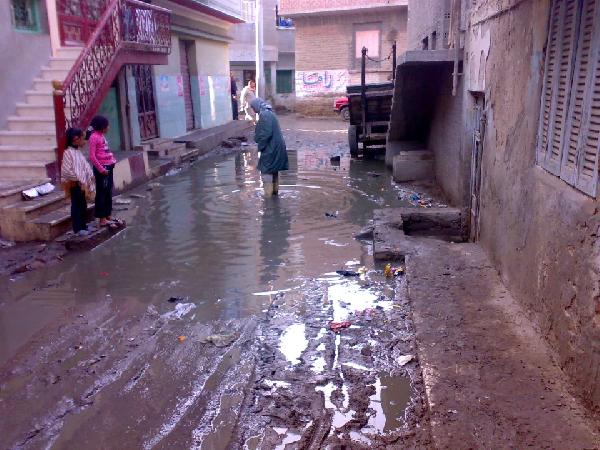 مياه الأمطار تغرق منازل الدقهلية في ظل غياب المجالس المحلية