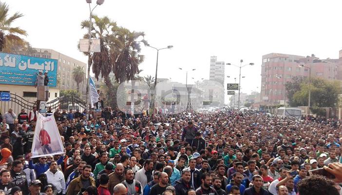 مسيرة حاشدة بالآلاف في بورسعيد رفضًا لمبادرة السيسي لأولتراس الأهلي